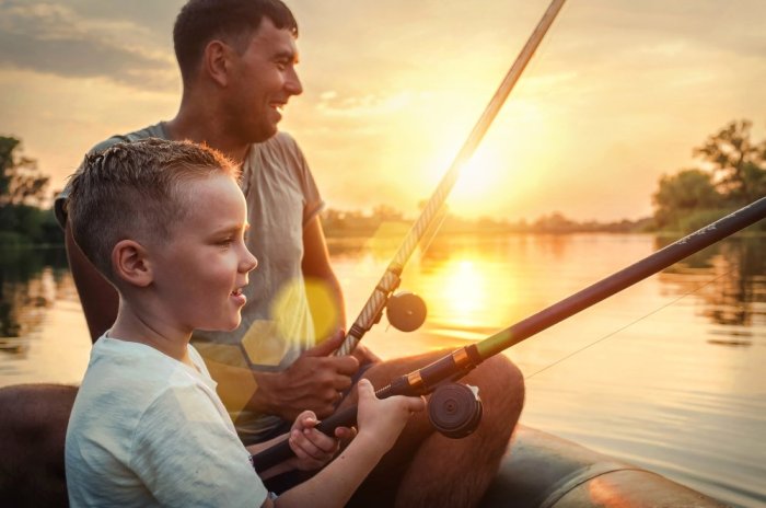 Fishing benefits kids